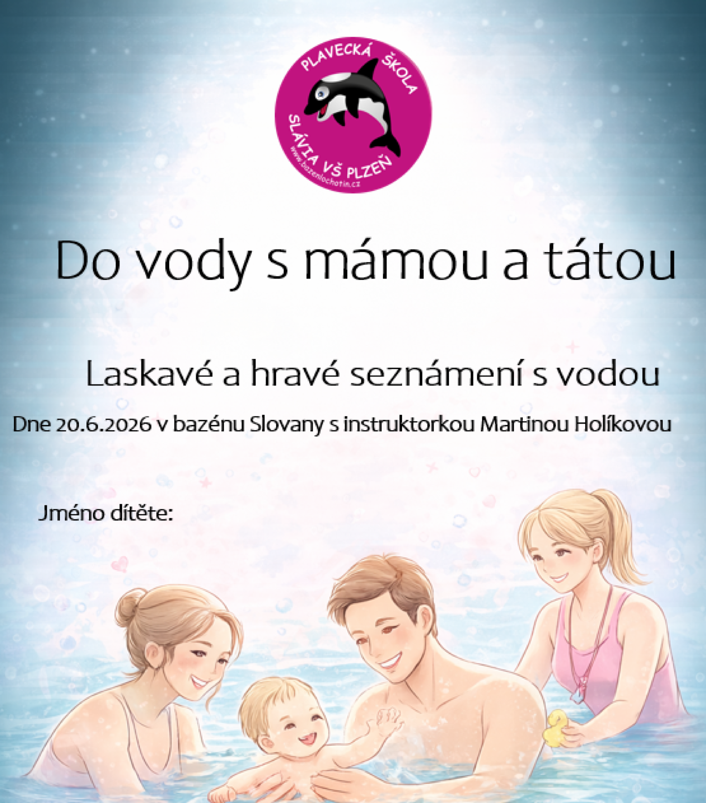 Do vody s mámou i tátou